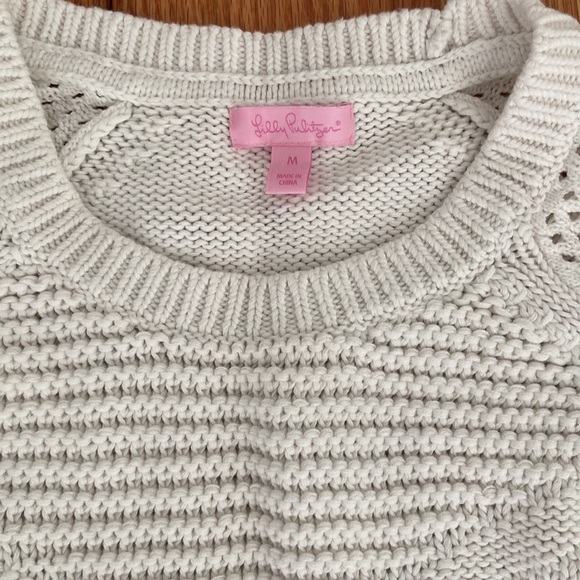 NWOT Lilly Pulitzer sweater - cream/ivory - Picture 3 of 7